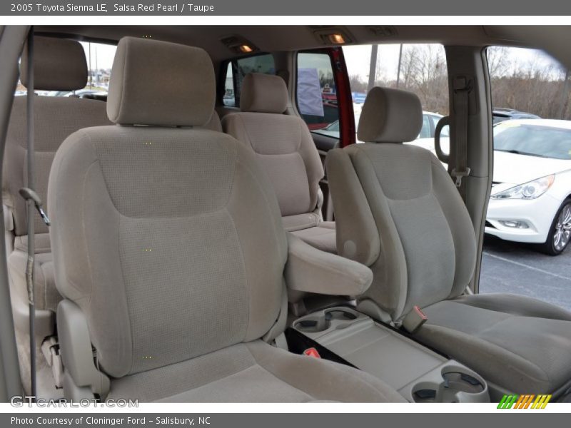 Salsa Red Pearl / Taupe 2005 Toyota Sienna LE