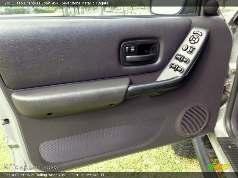 Silverstone Metallic / Agate 2001 Jeep Cherokee Sport 4x4