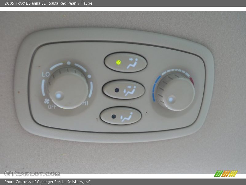 Salsa Red Pearl / Taupe 2005 Toyota Sienna LE