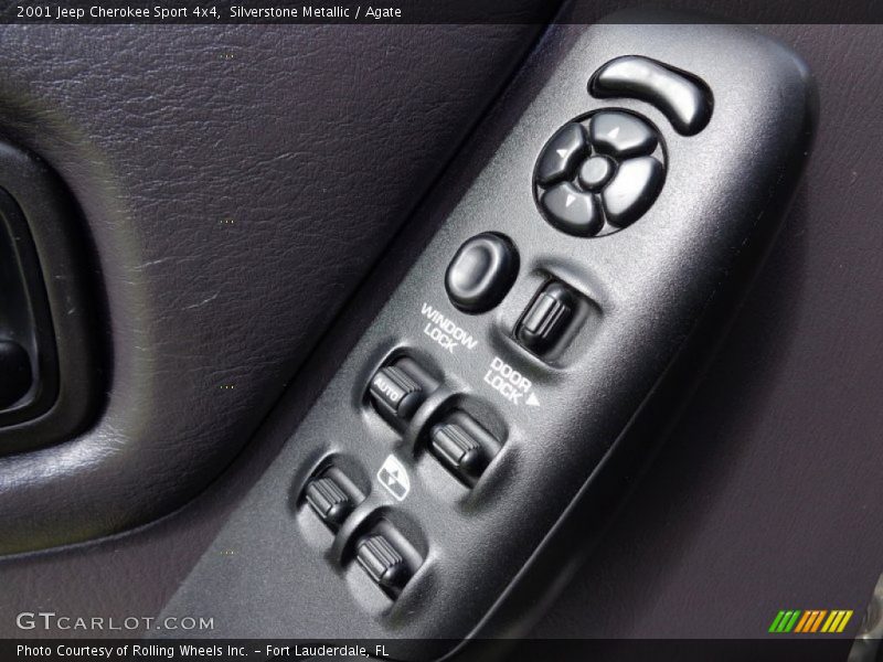 Silverstone Metallic / Agate 2001 Jeep Cherokee Sport 4x4