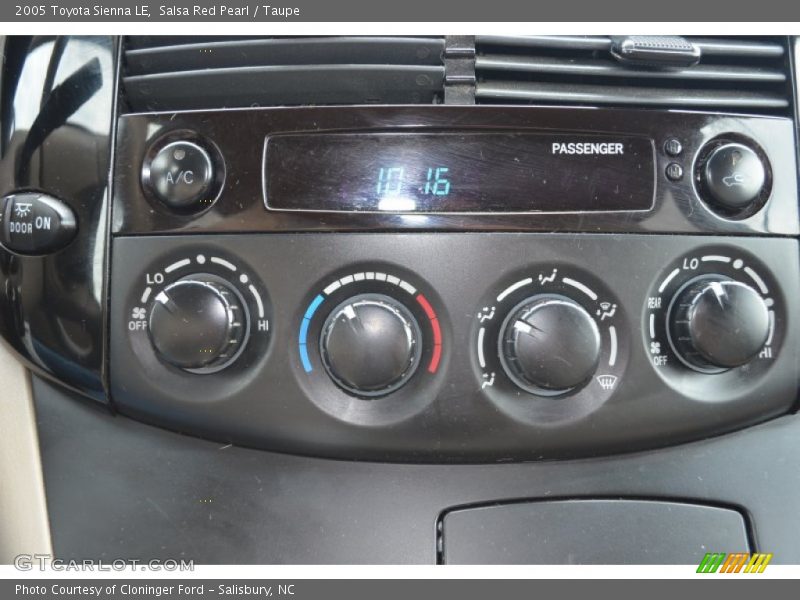 Salsa Red Pearl / Taupe 2005 Toyota Sienna LE