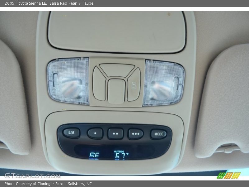 Salsa Red Pearl / Taupe 2005 Toyota Sienna LE