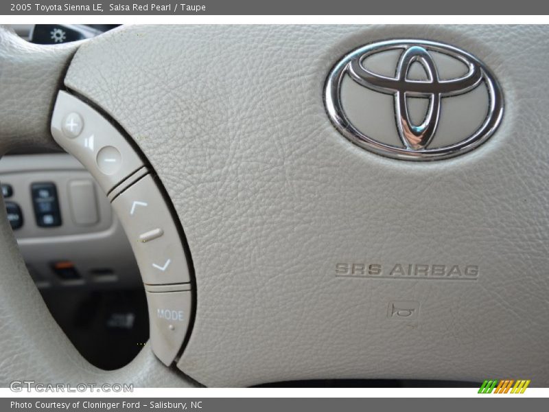 Salsa Red Pearl / Taupe 2005 Toyota Sienna LE