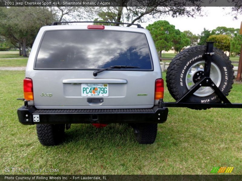 Silverstone Metallic / Agate 2001 Jeep Cherokee Sport 4x4