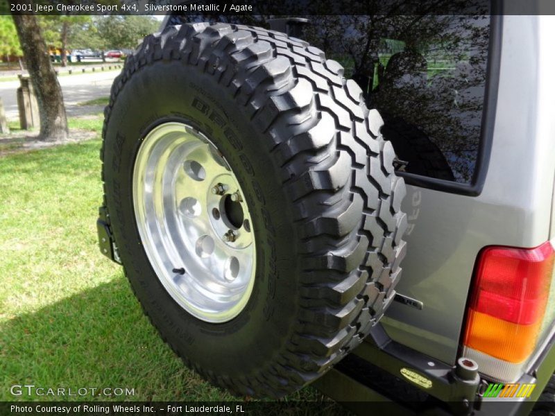 Silverstone Metallic / Agate 2001 Jeep Cherokee Sport 4x4