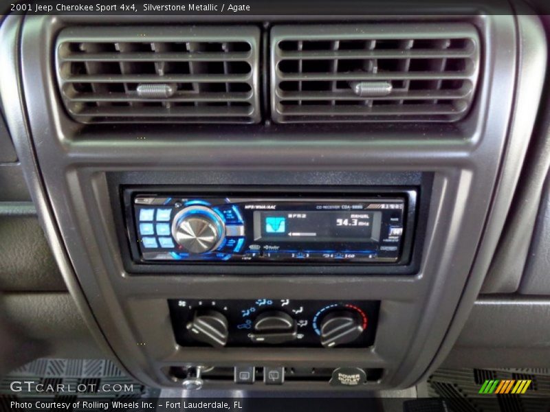 Silverstone Metallic / Agate 2001 Jeep Cherokee Sport 4x4