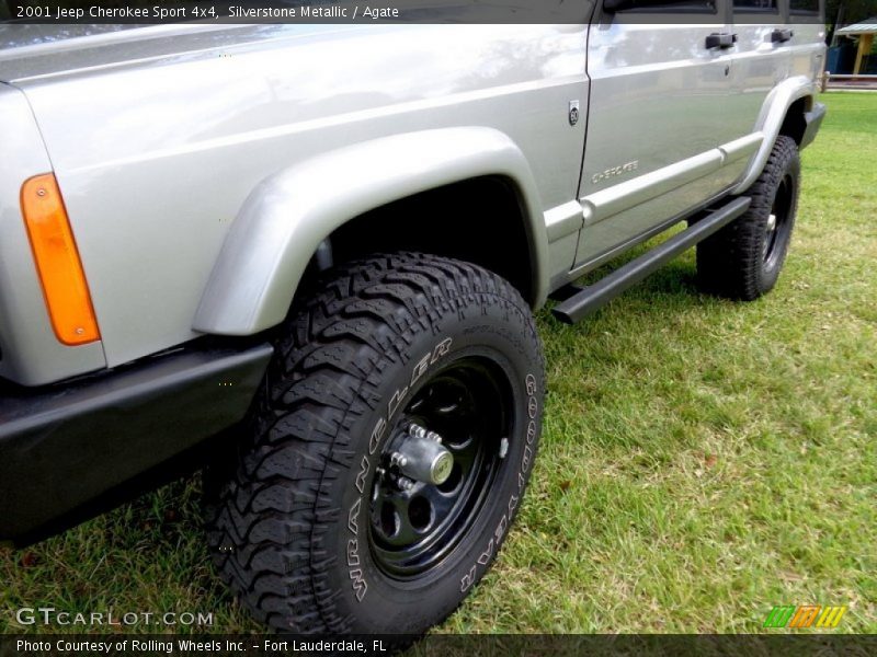 Silverstone Metallic / Agate 2001 Jeep Cherokee Sport 4x4