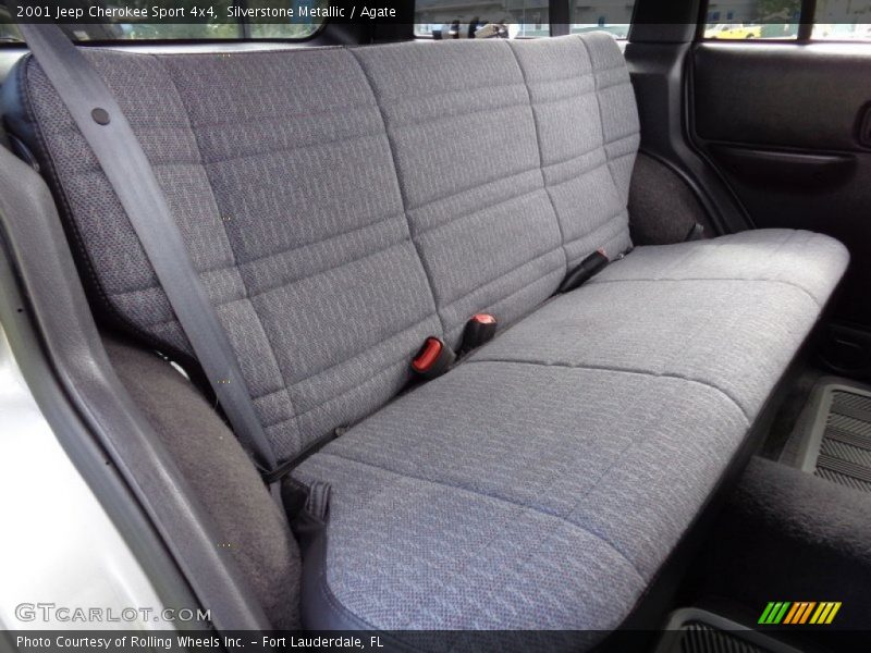Silverstone Metallic / Agate 2001 Jeep Cherokee Sport 4x4