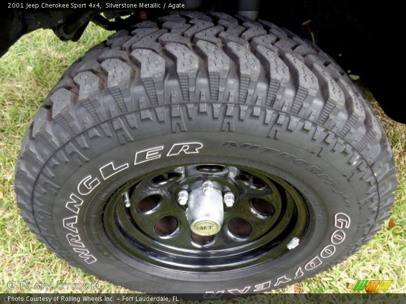 Silverstone Metallic / Agate 2001 Jeep Cherokee Sport 4x4