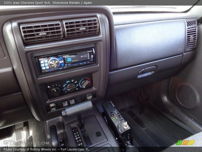 Silverstone Metallic / Agate 2001 Jeep Cherokee Sport 4x4