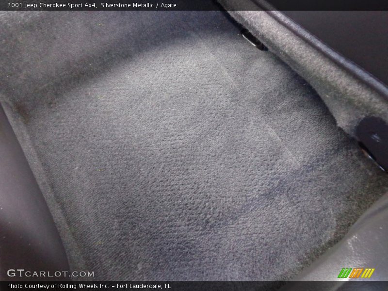 Silverstone Metallic / Agate 2001 Jeep Cherokee Sport 4x4