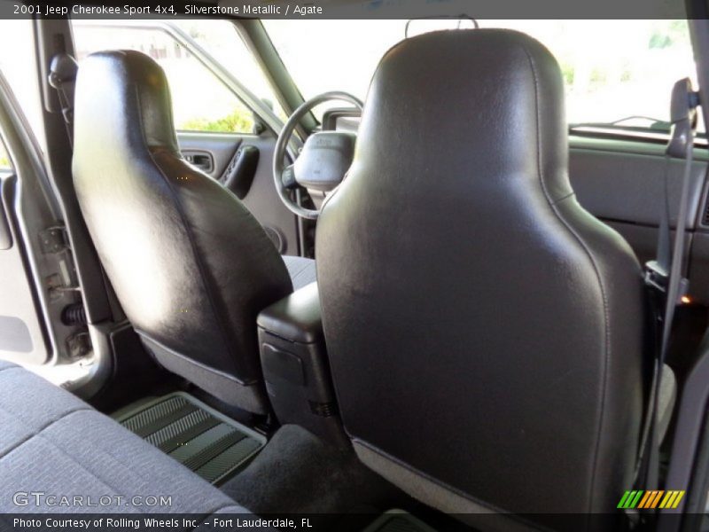 Silverstone Metallic / Agate 2001 Jeep Cherokee Sport 4x4