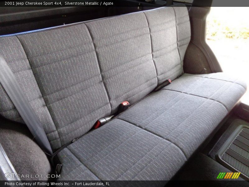 Silverstone Metallic / Agate 2001 Jeep Cherokee Sport 4x4