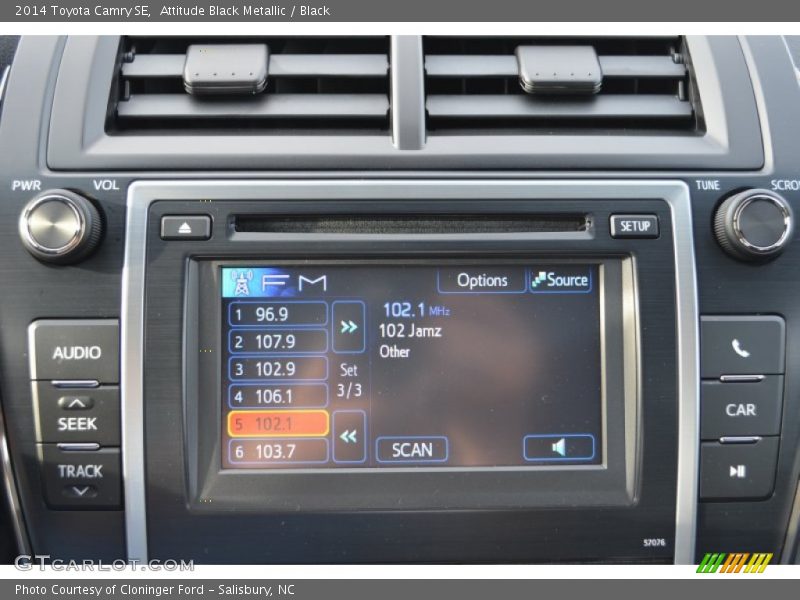 Attitude Black Metallic / Black 2014 Toyota Camry SE