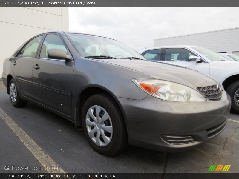 Phantom Gray Pearl / Stone 2003 Toyota Camry LE
