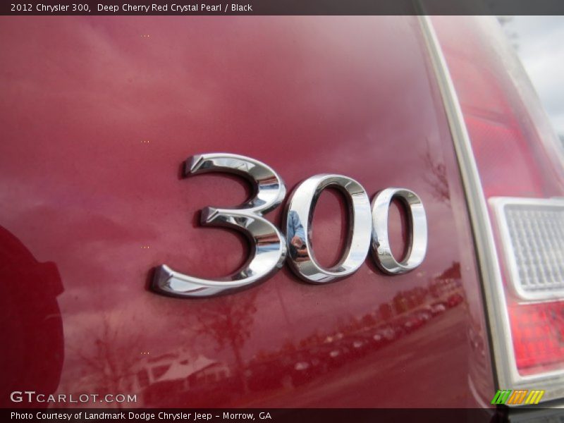 Deep Cherry Red Crystal Pearl / Black 2012 Chrysler 300