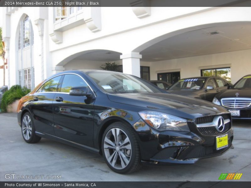 Night Black / Black 2014 Mercedes-Benz CLA 250