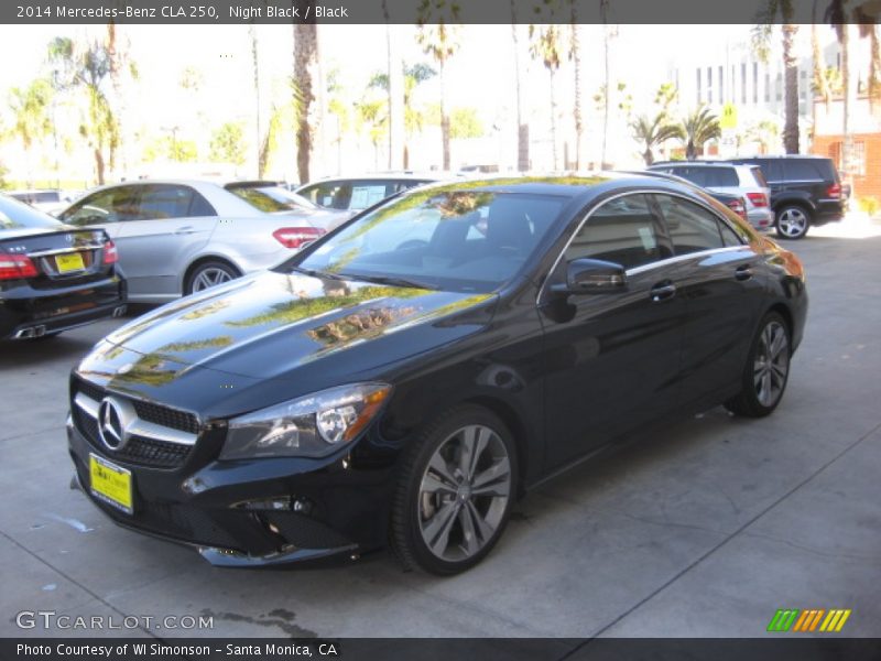 Night Black / Black 2014 Mercedes-Benz CLA 250