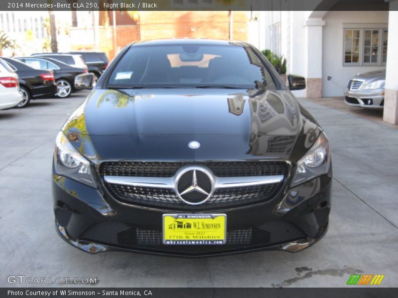 Night Black / Black 2014 Mercedes-Benz CLA 250