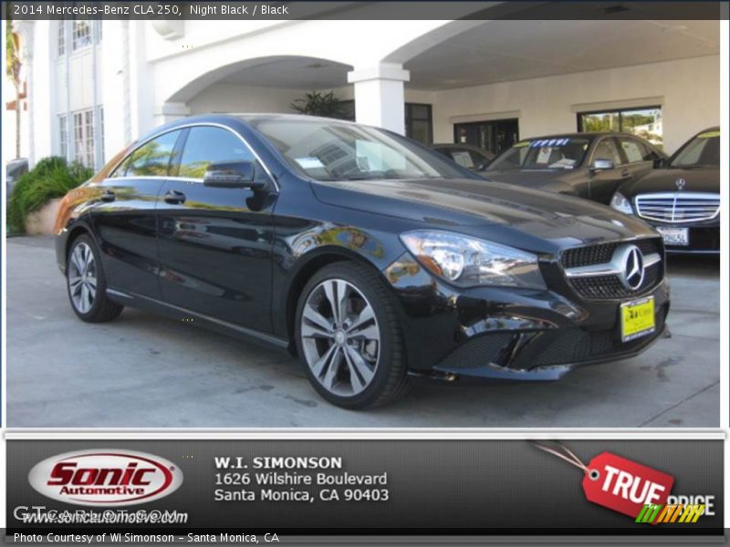 Night Black / Black 2014 Mercedes-Benz CLA 250