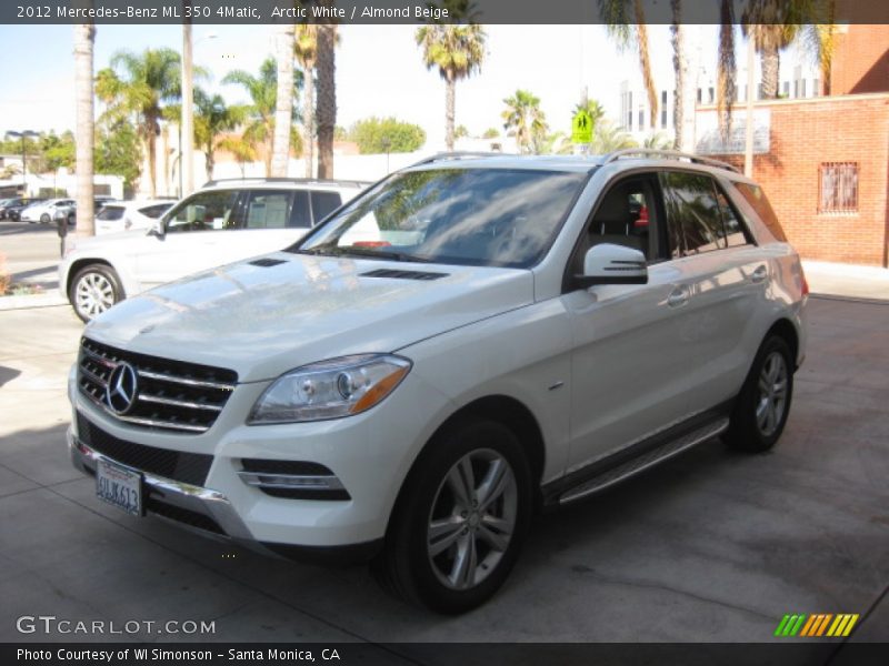 Arctic White / Almond Beige 2012 Mercedes-Benz ML 350 4Matic