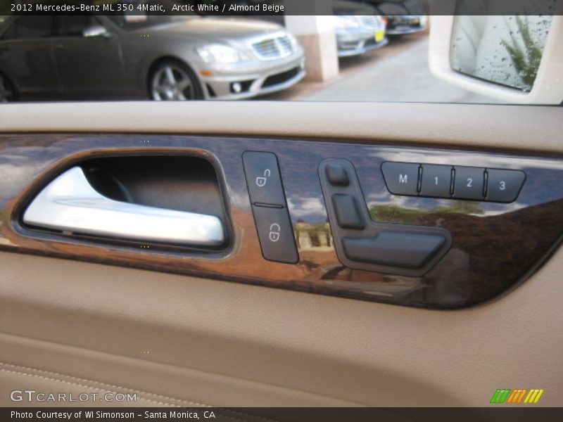 Arctic White / Almond Beige 2012 Mercedes-Benz ML 350 4Matic
