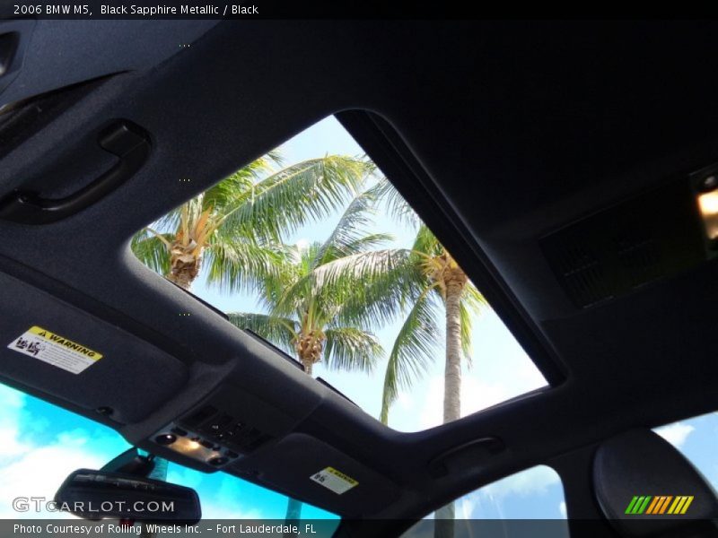 Sunroof of 2006 M5 