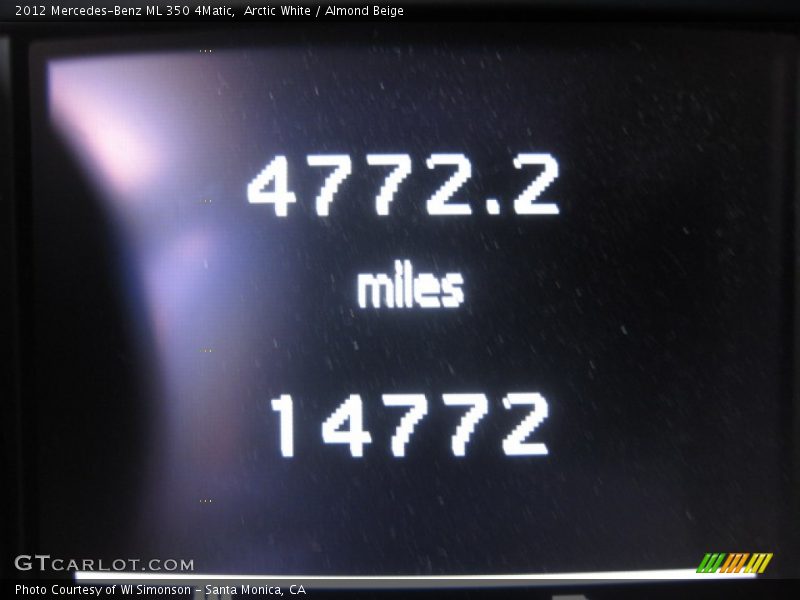 Arctic White / Almond Beige 2012 Mercedes-Benz ML 350 4Matic