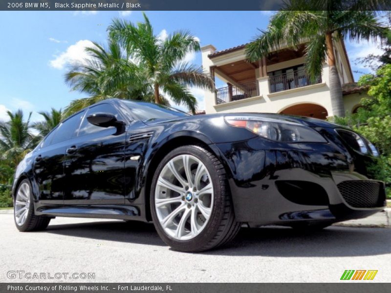 Black Sapphire Metallic / Black 2006 BMW M5