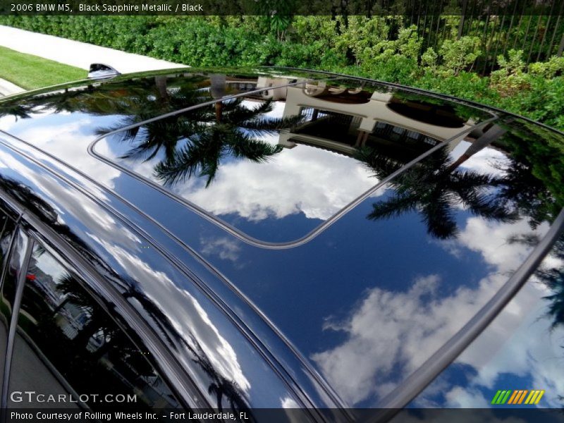 Black Sapphire Metallic / Black 2006 BMW M5