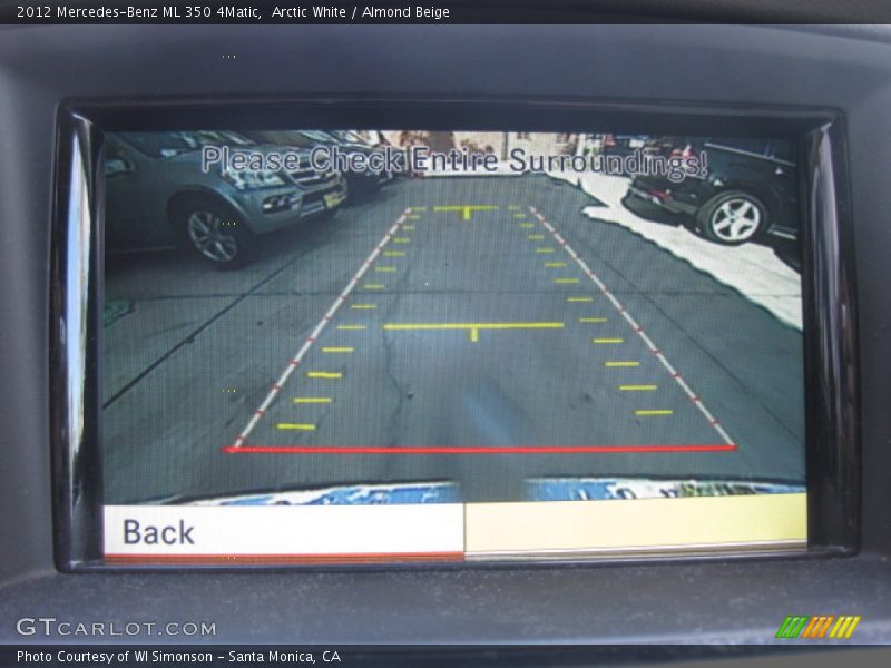 Arctic White / Almond Beige 2012 Mercedes-Benz ML 350 4Matic