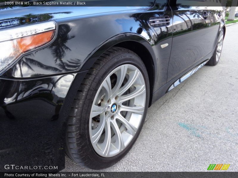 Black Sapphire Metallic / Black 2006 BMW M5