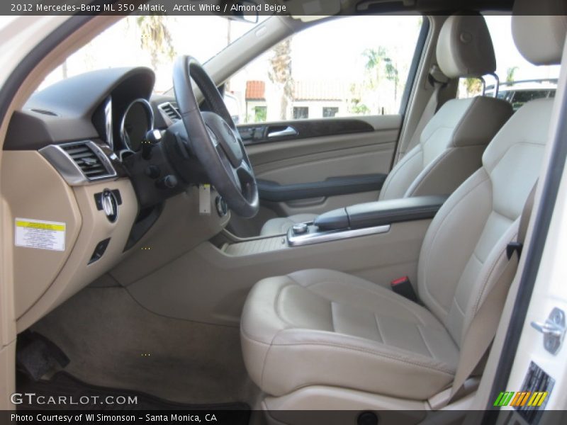 Arctic White / Almond Beige 2012 Mercedes-Benz ML 350 4Matic