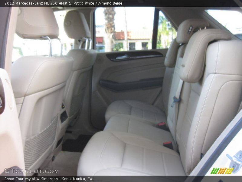 Arctic White / Almond Beige 2012 Mercedes-Benz ML 350 4Matic