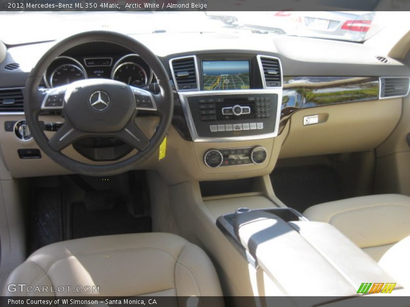Arctic White / Almond Beige 2012 Mercedes-Benz ML 350 4Matic