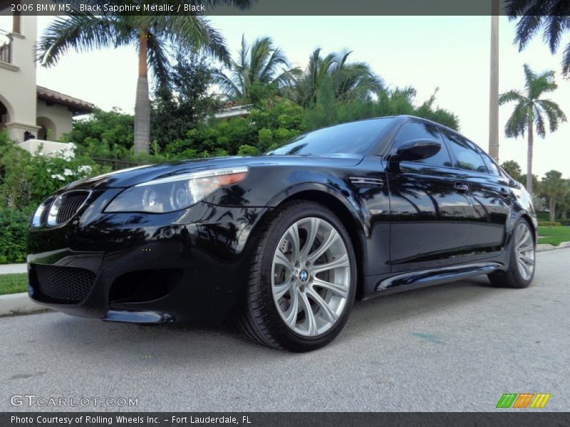 Black Sapphire Metallic / Black 2006 BMW M5