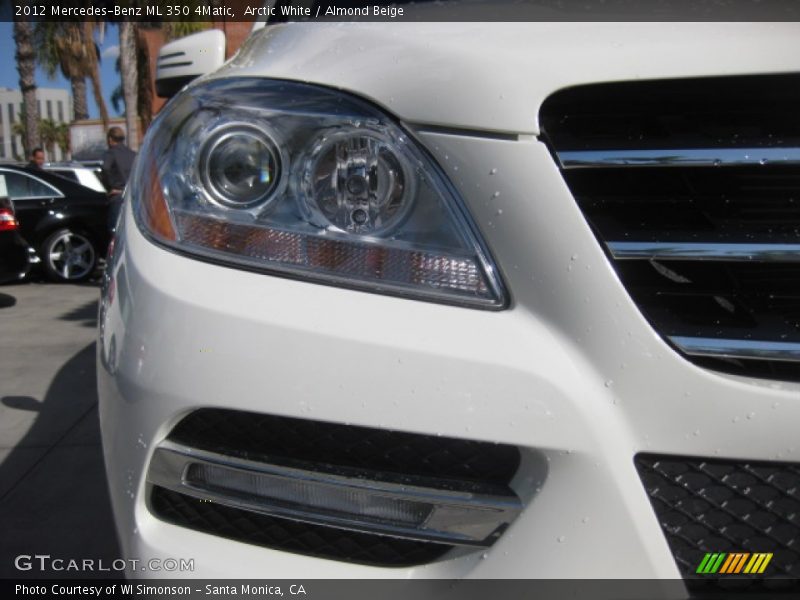 Arctic White / Almond Beige 2012 Mercedes-Benz ML 350 4Matic