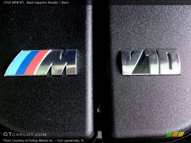 Black Sapphire Metallic / Black 2006 BMW M5