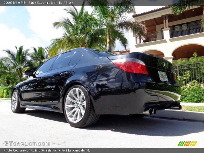 Black Sapphire Metallic / Black 2006 BMW M5