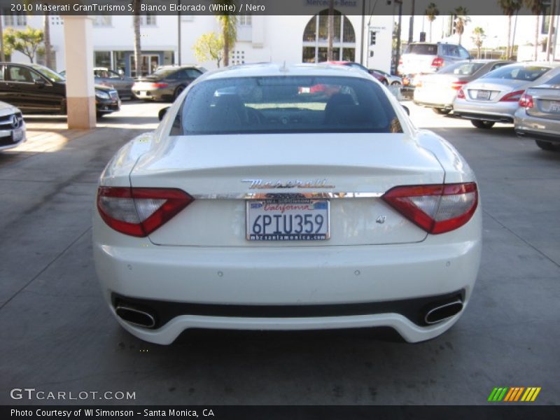 Bianco Eldorado (White) / Nero 2010 Maserati GranTurismo S