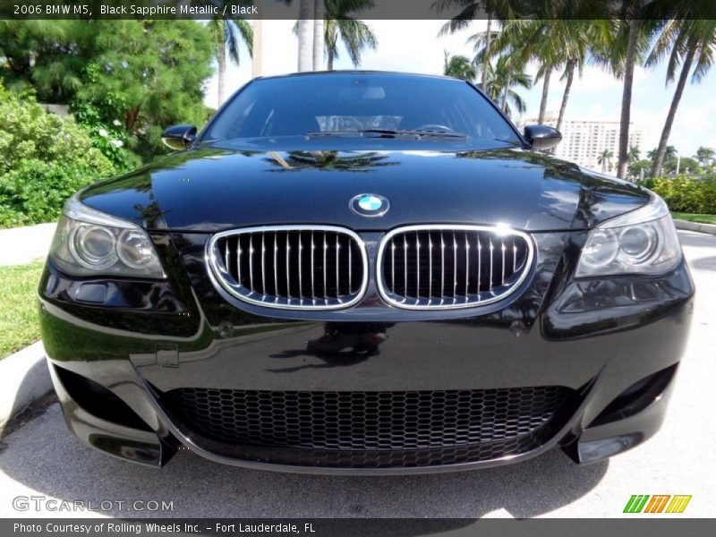 Black Sapphire Metallic / Black 2006 BMW M5