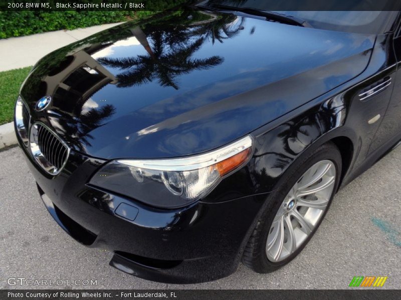 Black Sapphire Metallic / Black 2006 BMW M5