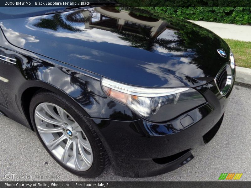 Black Sapphire Metallic / Black 2006 BMW M5