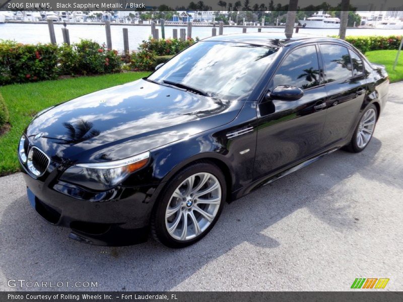 Black Sapphire Metallic / Black 2006 BMW M5