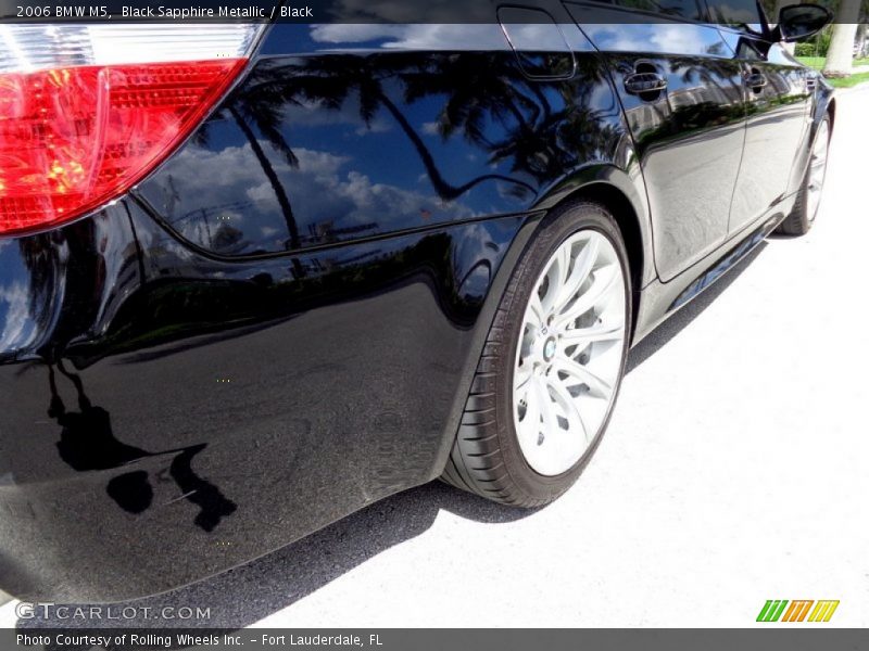 Black Sapphire Metallic / Black 2006 BMW M5