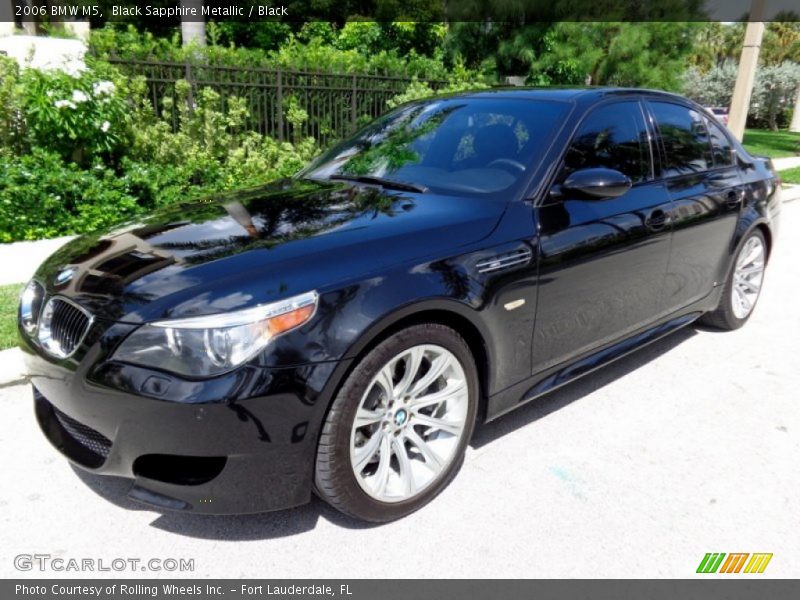 Black Sapphire Metallic / Black 2006 BMW M5