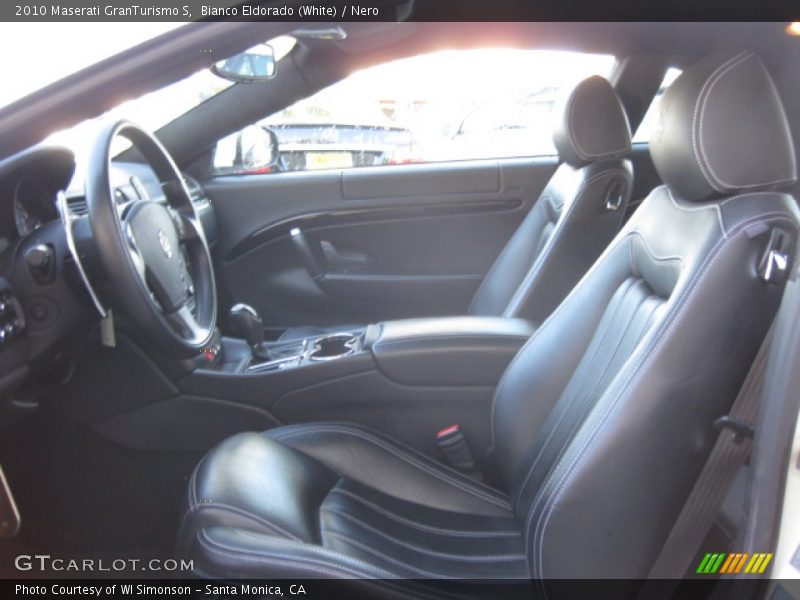 Front Seat of 2010 GranTurismo S