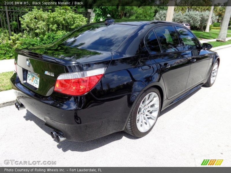 Black Sapphire Metallic / Black 2006 BMW M5
