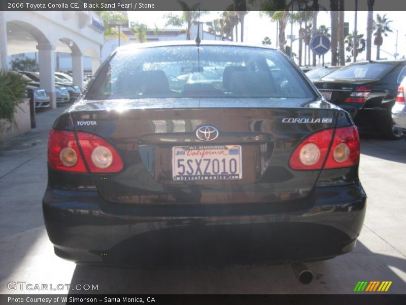 Black Sand Pearl / Stone 2006 Toyota Corolla CE