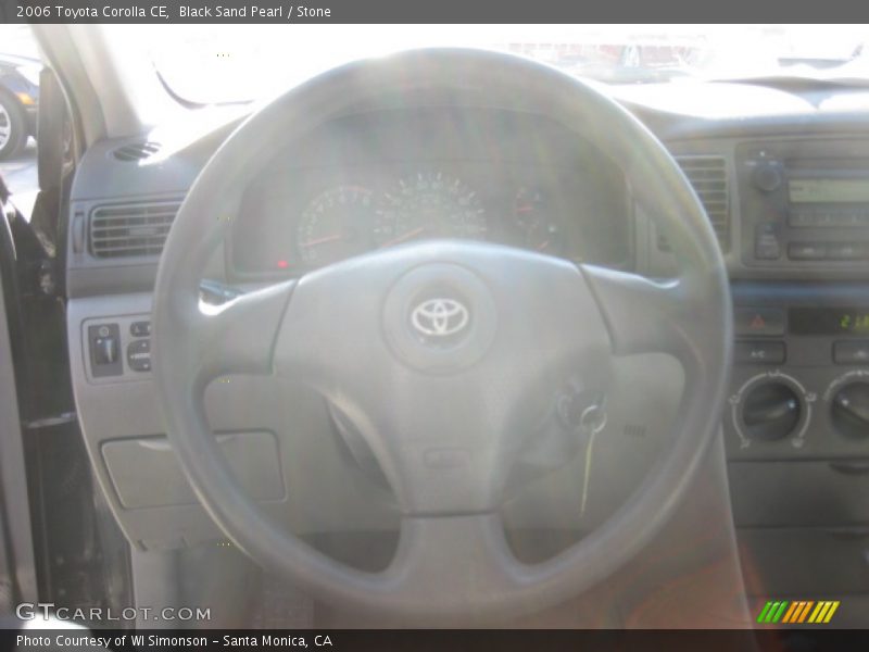 Black Sand Pearl / Stone 2006 Toyota Corolla CE